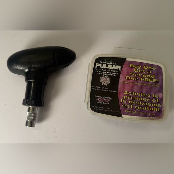 Softspikes Pulsar Q-Fit Replacement Cleats 16 In Box And Spike Wrench - Picture 1 of 2